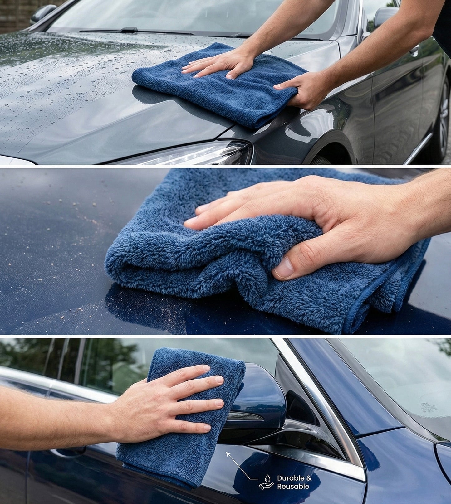 600 GSM Microfiber Cleaning Cloth (40×40)cm Pack of- 4